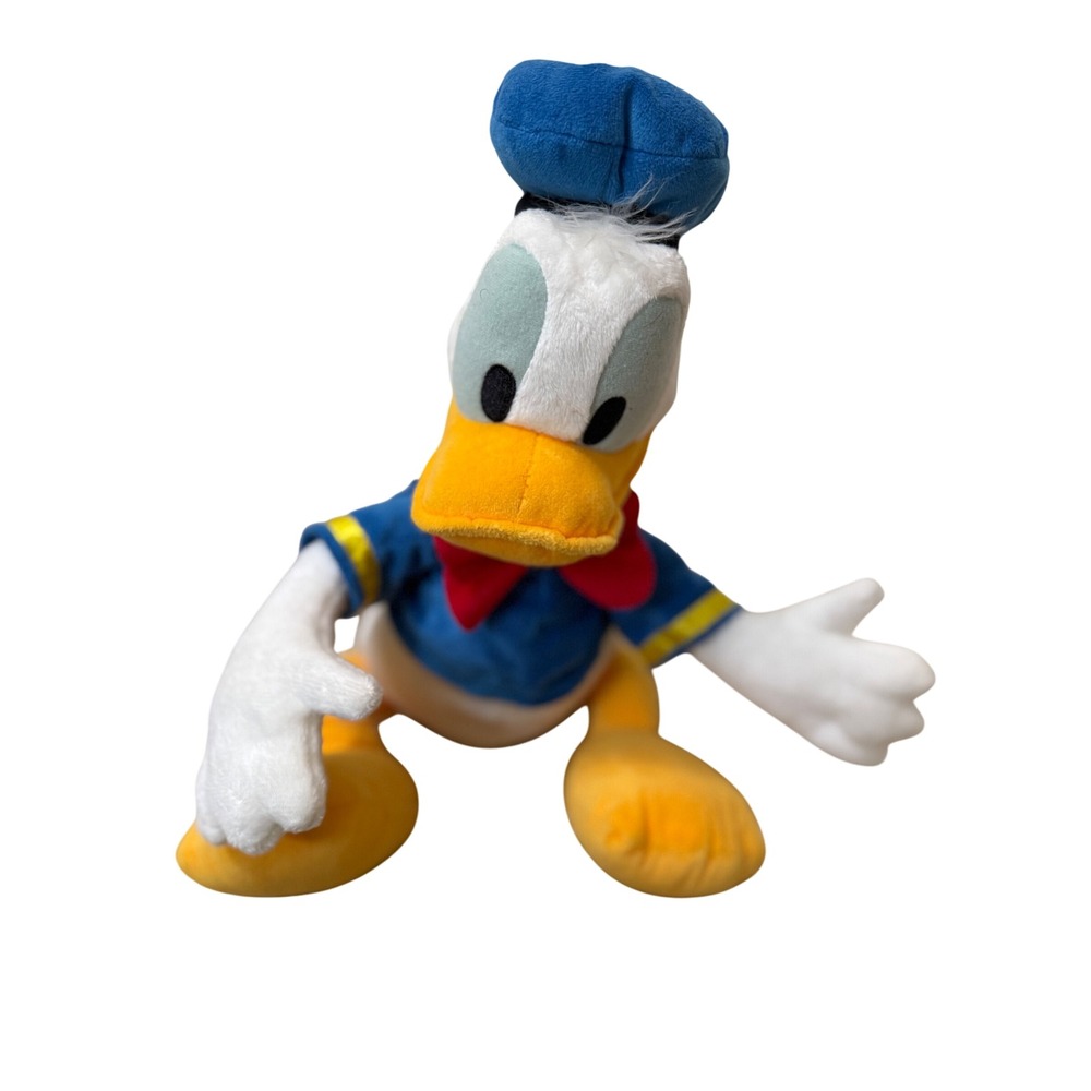 Disney‎ Donald Duck Plush Beanbag Doll Blue Sailor Outfit Collectible